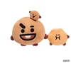 AURA AURORA 61462, uradno blago BT21, mehka igrača SHOOKY, 12 cm, rjava, (21551640)