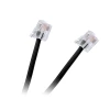 LP Tel. kabel wt.-wt.black 3m