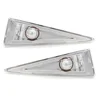 OEM Kristalni bočni migavci RENO Megane (02+ / Espace (02+) / Scenic (02+), Hrom