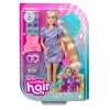 Mattel Barbie lutka in fantastične lasne kreacije las Blondinka HCM87