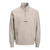 JACK & JONES Majica JJESoho greige/črna