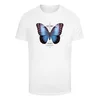 Mens T-shirt Become the Change Butterfly white