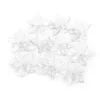 Plastične kroglice cvet / krilo O25-29 mm - (01) - 25 mm prozorne (800 kosov)
