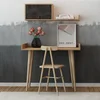 Hanah home Radni sto 100x81x60?cm Hrast-Tamnosivi