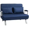 Homestar Sofa postelja za 2 osebi 111x80x78 cm modra