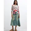 Desigual Pulover rumena / zelena / rdeča / črna