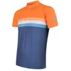 Mens Jersey Sensor Cyklo Summer Stripe Blue/Orange