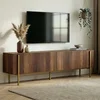 HANAH HOME TV Polica Nexus Barok Walnut Gold