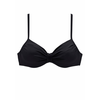 LASCANA Bikini zgornji del, črna