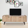 Hanah Home TV Komoda Hanoi, 150x40x62 cm, Hrast