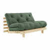 Raztegljiv kavč Karup Design Roots Raw/Olive Green