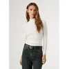 Pepe Jeans za ženske. PL7000026 Perkins Carla Pulover bela (S), Priložnostno, Bombaž