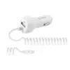 S-LINK Auto punjač C535 Micro USB (Bela)