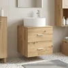Umivaonik s policom Hrast artisan 49,5 x 44,5 x 65,5 cm