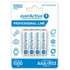 everActive everActive R03 AAA polnilne baterije 1050 mAh, komplet 4 kosov