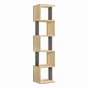Hanah Home Piri Sonoma Oak Anthracite Polica za knjige 35x161x30cm, Bež