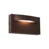Viokef Zunanja stenska svetilka LED Vita, rjasto rjava, 13,7 x 7,5 cm - Sodobni - Aluminij