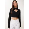 Happiness Istanbul Ženska bluza Mt00153, Crna