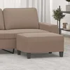 shumee vidaXL Tabure, sivo-rjav, 70x55x41 cm, oblazinjen z mikrovlakni