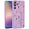 Tech-Protect Mood ovitek za Samsung A54 5G, Vijoličen, cvetlice