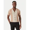 Beverly Hills Polo Club Srajca M7613-HR Temno bež Regular Fit