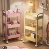 Shunyou Polica za knjige, 40x27.5x70 cm, 3 nivoa, Roze