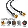 Optimus Subwoofer Audio kabel (10m, 1x RCA Muški na Muški, sivi)