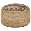 shumee vidaXL Ročno izdelan tabure rjav 45 x 30 cm juta