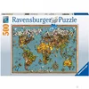 Ravensburger puzzle Mapa sveta RA15043