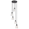 RABALUX Visilica Jarina 5x40W crna