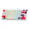 Fantech Mehanička gaming tastatura MK917 RGB Atom PRO79, Bežična, Plavi switch, Bela