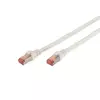 CAT 6 S-FTP patch cord, Cu, LSZH AWG 27/7, length 5 m, color white