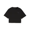 PUMA Class Relaxed Cropped Graphic Tee Youth, Age, Black, 9-10Y