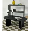 Hanah Home Klub sto Leo Large, 110x42x60 cm, Crni