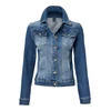 heine Prehodna jakna moder denim
