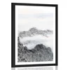 Plakat s paspartujem tradicionalna kitajska umetniška slika pokrajine - 20x30 no frame