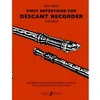 ADAMS:FIRST REPERTOIRE FOR DESCANT RECORDER