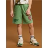 Sinsay - Kratke pantalone Jurassic World - green spruce
