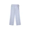 Bershka Hlače svetlo modra/temno modra/temno siva/bela