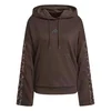 Adidas Ženski duks W Aop Ft Hd Inf KA4683, Braon