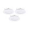 Eglo 79072 - KOMPLET 3xLED Ugradno plafonsko svetlo FUEVA-RW 1xLED/2,8W/230V