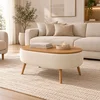 Hanah Home Luno klub sto 90 × 45 × 60 cm, bež