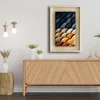 Wallity Dekorativna uramljena slika, 43x63cm, Šarena