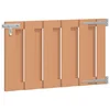 vidaXL vidaXL Vrtna vrata 100 x 60 cm WPC in aluminij Rjava, (5000249636)