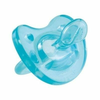 Chicco Varalica silikon 6-12 m 1/1 nežno plava, Plava