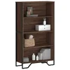 Regal za knjige boja hrasta 80x31x137,5 cm konstruirano drvo