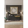 HANAH HOME Konzola Gama 150 Anthracite Gold