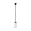Luster na kablu MARKUS 1xE27/15W/230V crna/hrast