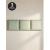 Sinsay - Kvadratni tapacirani paneli 3 pack - svetlozelena
