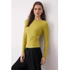 Trendyol Milla ženska bluza Twoaw26Bz00125, Maslinasta